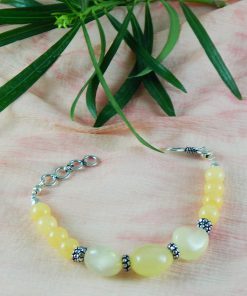 Yellow aventuren bracelet| Chakra|Heart Chakra Bracelet|Gemstone Bracelet- jayavision